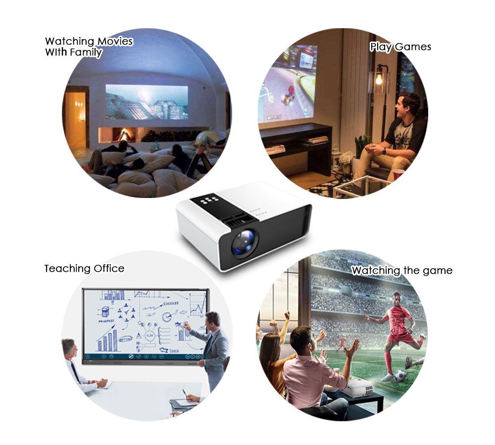 FINE LINE V67 HOME PROJECTOR 1080P - FINE LINE QUALITY PRODUCTS