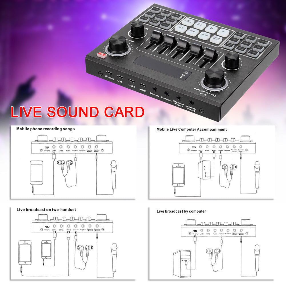 FINE LINE V9 MOBILE PHONE LIVE BLUETOOTH SOUNDCARD - FINE LINE QUALITY PRODUCTS