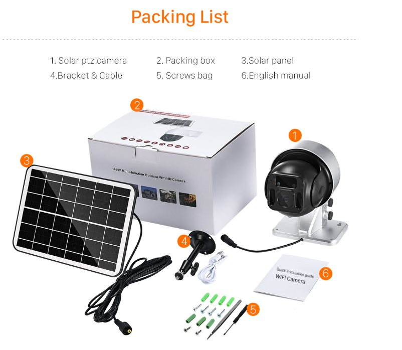 FINE LINE SOLAR POWERED WIRELESS  Wi-Fi SURVEILLANCE CAMERA - FINE LINE QUALITY PRODUCTS