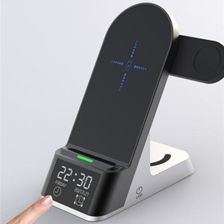 FINE LINE MULTIFUNCTIONAL WIRELESS CHARGER W/ Alarm Clock - FINE LINE QUALITY PRODUCTS