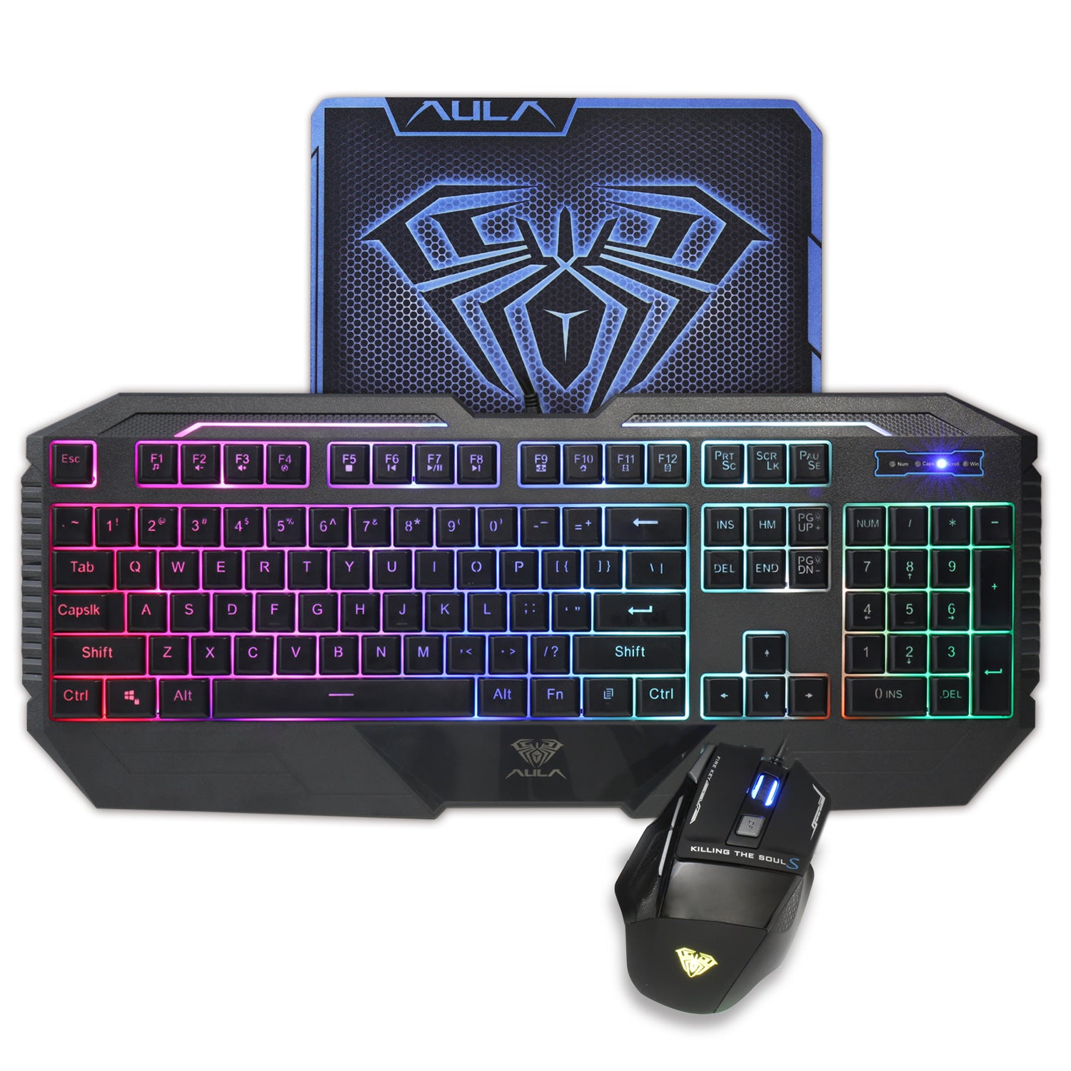 FINE LINE WIRED KEYBOARD AND  MOUSE SET - FINE LINE QUALITY PRODUCTS