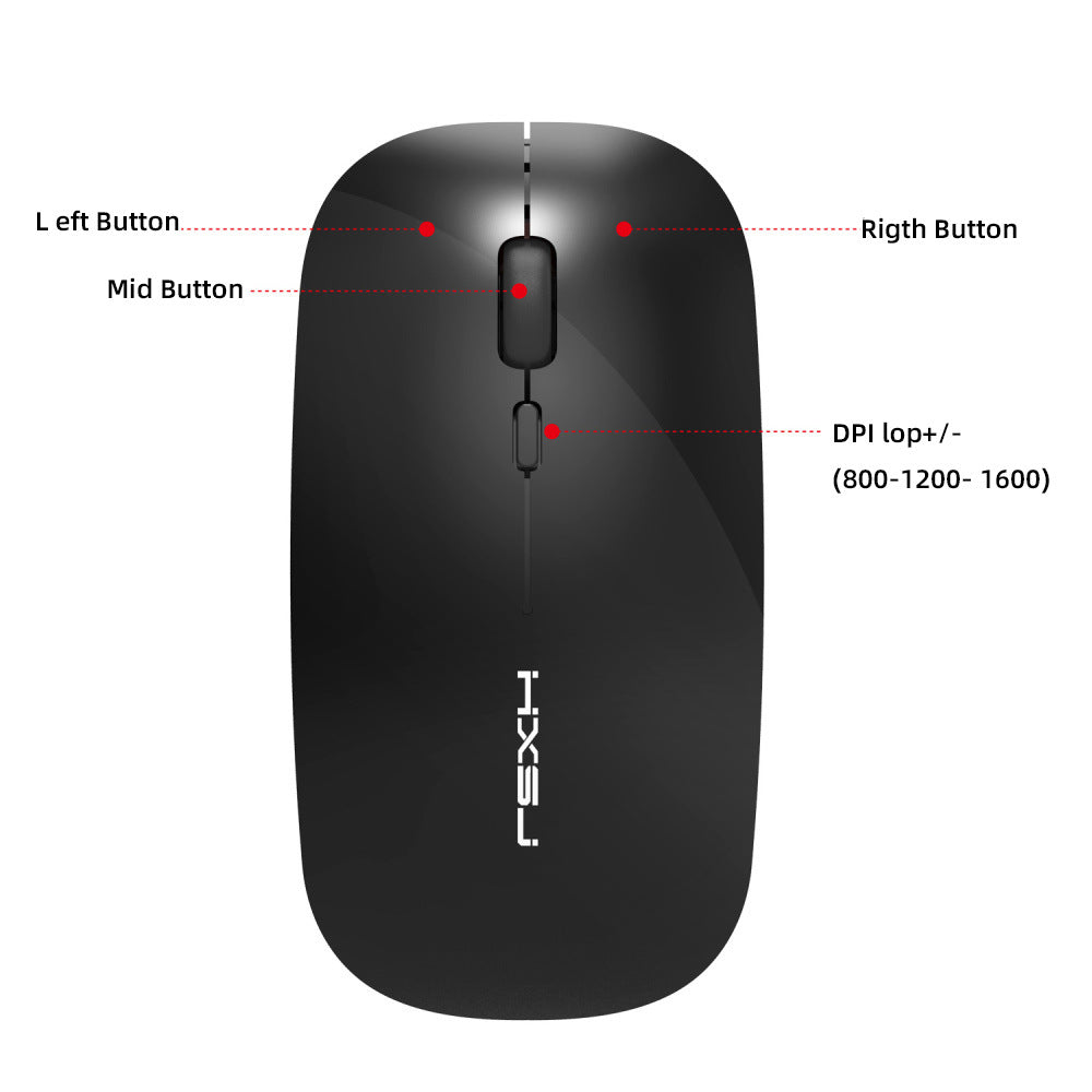 FINE LINE M60 RECHARGEABLE WIRELESS MOUSE - FINE LINE QUALITY PRODUCTS