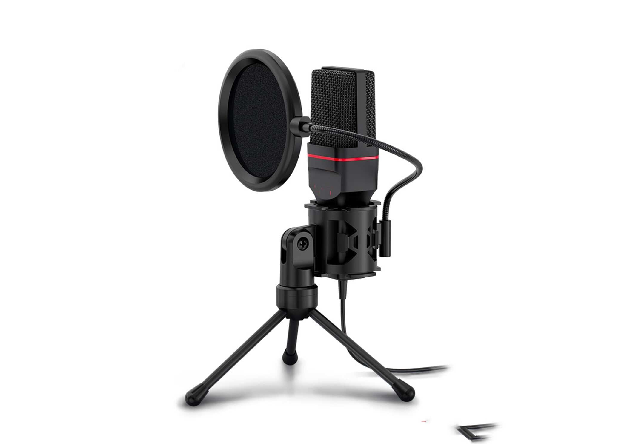 FINE LINE DRAGON EDITION CONDENSER  MICROPHONE W/ TRIPOD 3.5 Mm Audio - FINE LINE QUALITY PRODUCTS