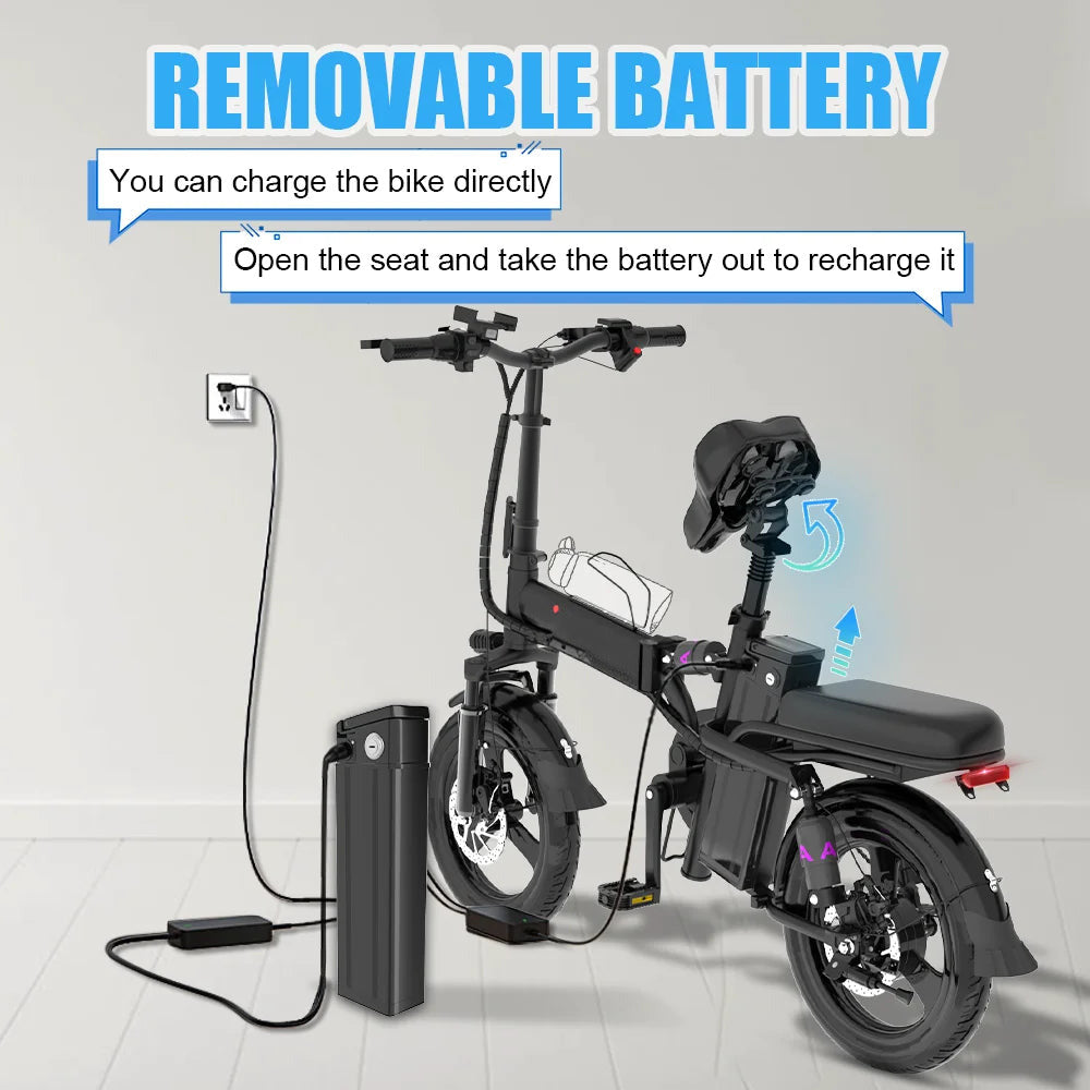 FINE LINE MULTI-SHOCK-ABSORBING URBAN ELECTRIC BIKE - FINE LINE QUALITY PRODUCTS