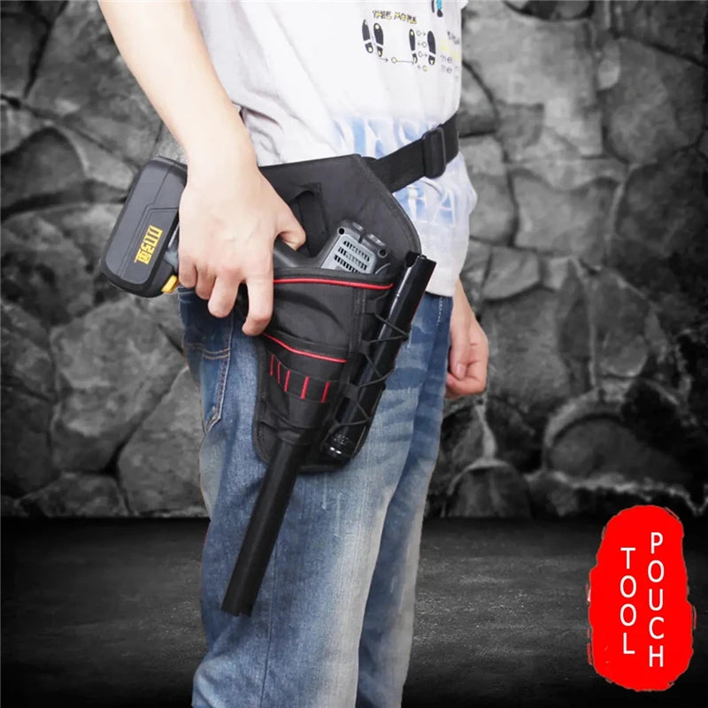 FINE LINE WAIST POCKETS CORDLESS ELECTRONIC DRILL HOLSTER TOOL BELT - FINE LINE QUALITY PRODUCTS