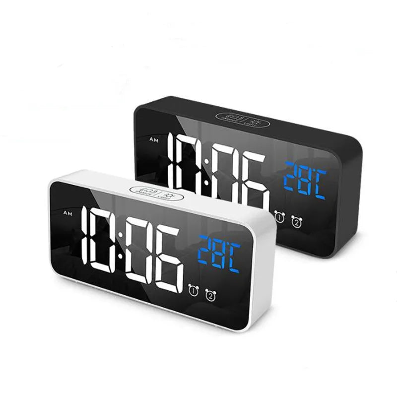 FINE LINE RECHARGEABLE DIGITAL ALARM CLOCK - FINE LINE QUALITY PRODUCTS