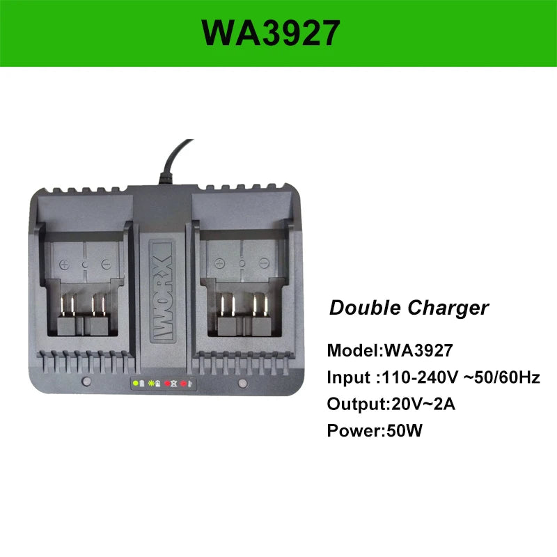 FINE LINE WORX  20V BATTERY CHARGER - FINE LINE QUALITY PRODUCTS