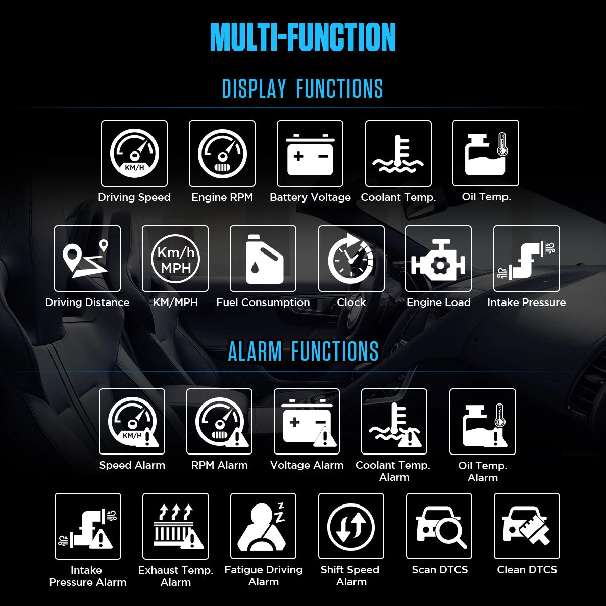 FINE LINE  X50 PRO 12V FAULT DETECTION COMPUTER FOR CARS - FINE LINE QUALITY PRODUCTS