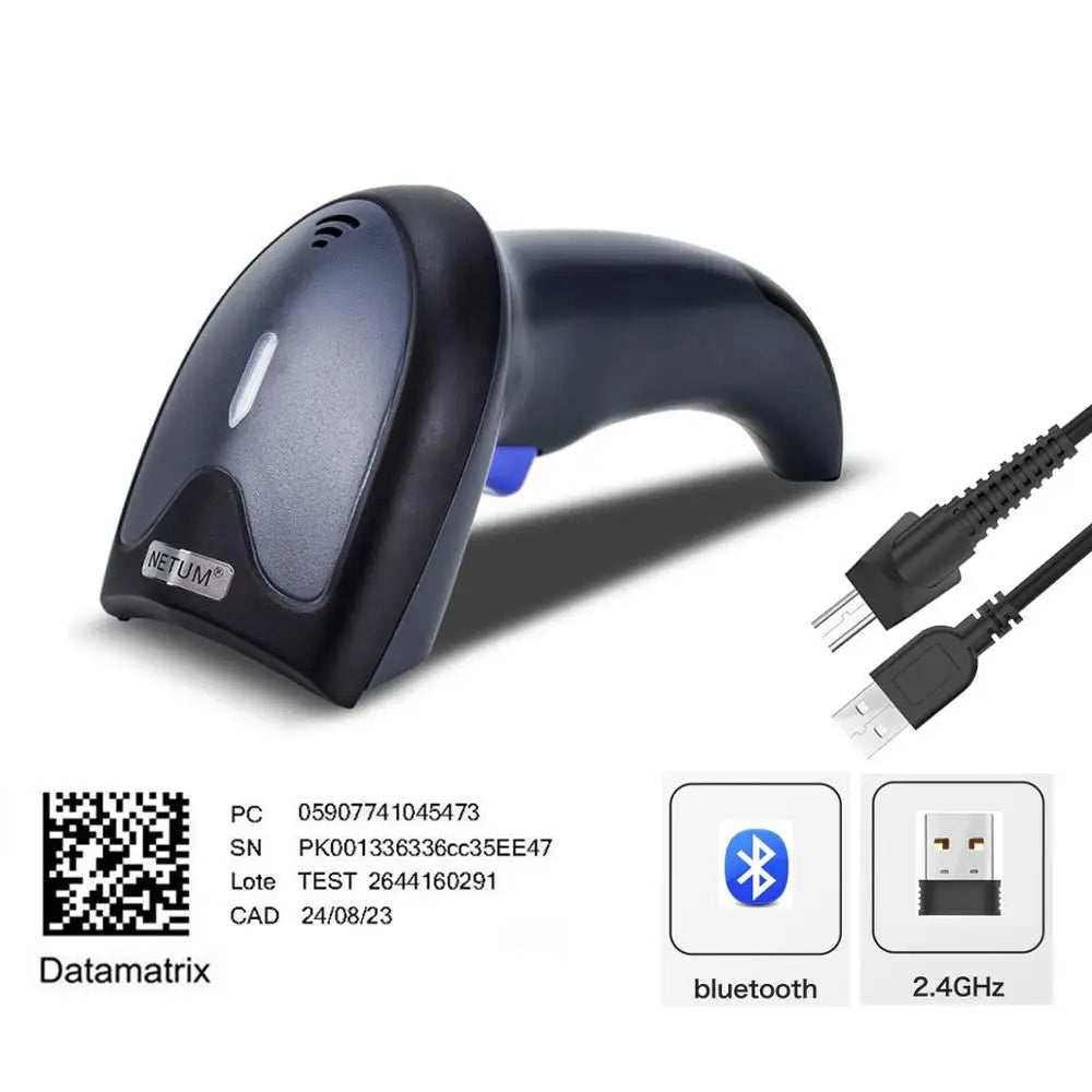 FINE LINE W8-X WIRELESS QR BARCODE SCANNER - FINE LINE QUALITY PRODUCTS