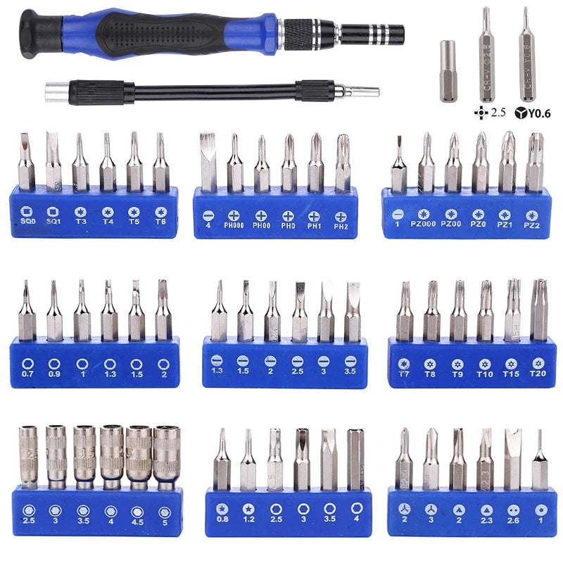 FINE LINE 81-IN-1 PRECISION ELECTRONIC SCREWDRIVER REPAIR KIT - FINE LINE QUALITY PRODUCTS