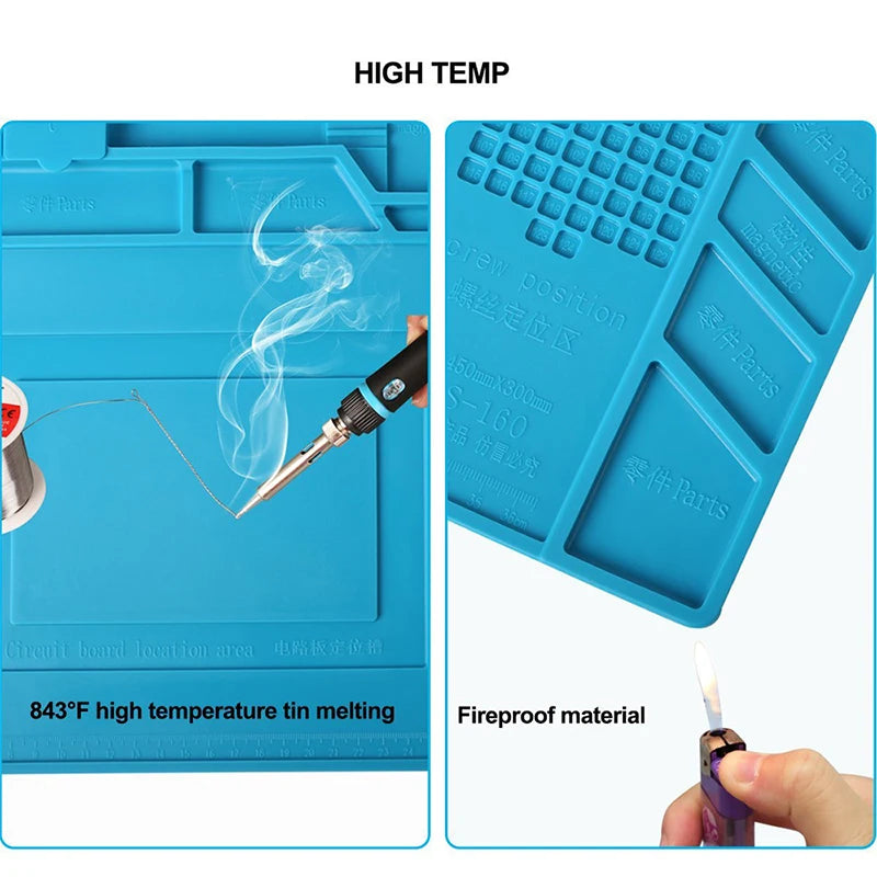 FINE LINE HEAT RESISTANT WORK MAT - FINE LINE QUALITY PRODUCTS