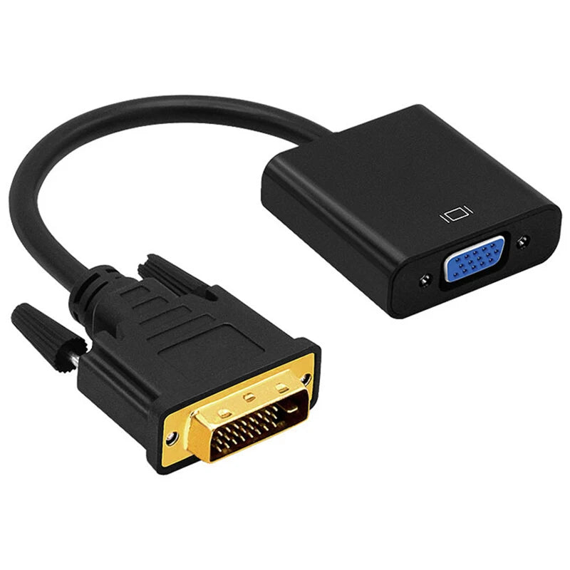 FINE LINE 1080P DVI-D TO VGA ADAPTER CABLE CONVERTER - FINE LINE QUALITY PRODUCTS