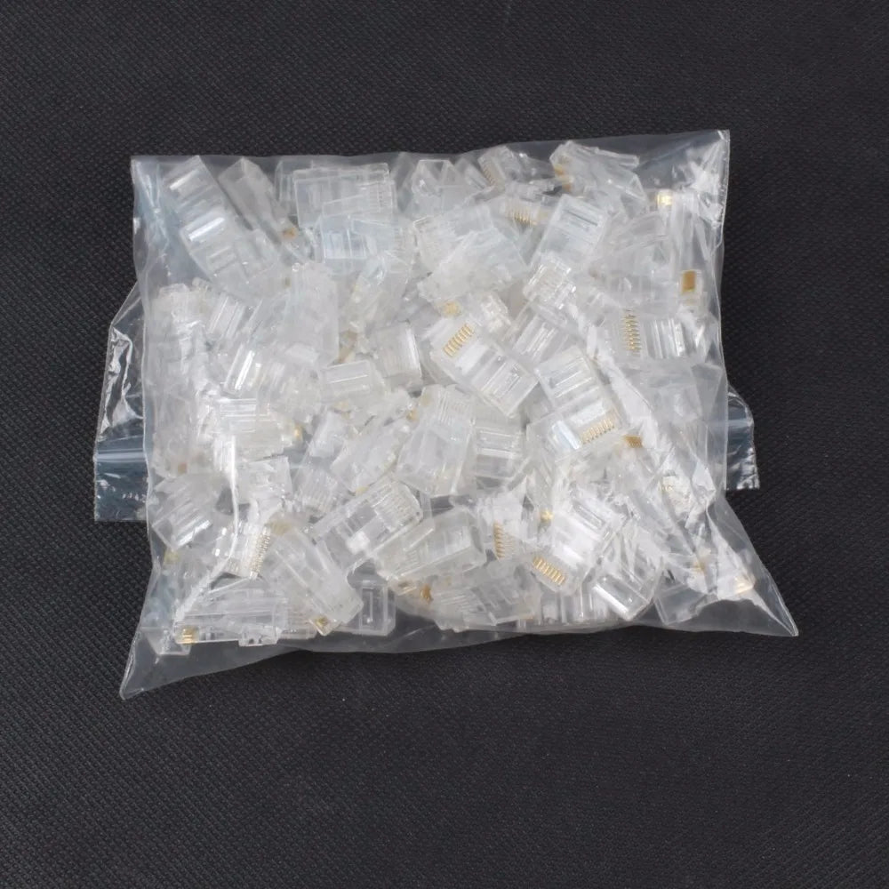 FINE LINE 25-100 PCS RJ45 UNSHIELDED MODULAR CONNECTORS - FINE LINE QUALITY PRODUCTS