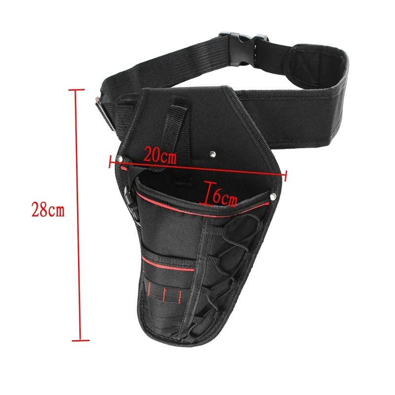 FINE LINE WAIST POCKETS CORDLESS ELECTRONIC DRILL HOLSTER TOOL BELT - FINE LINE QUALITY PRODUCTS