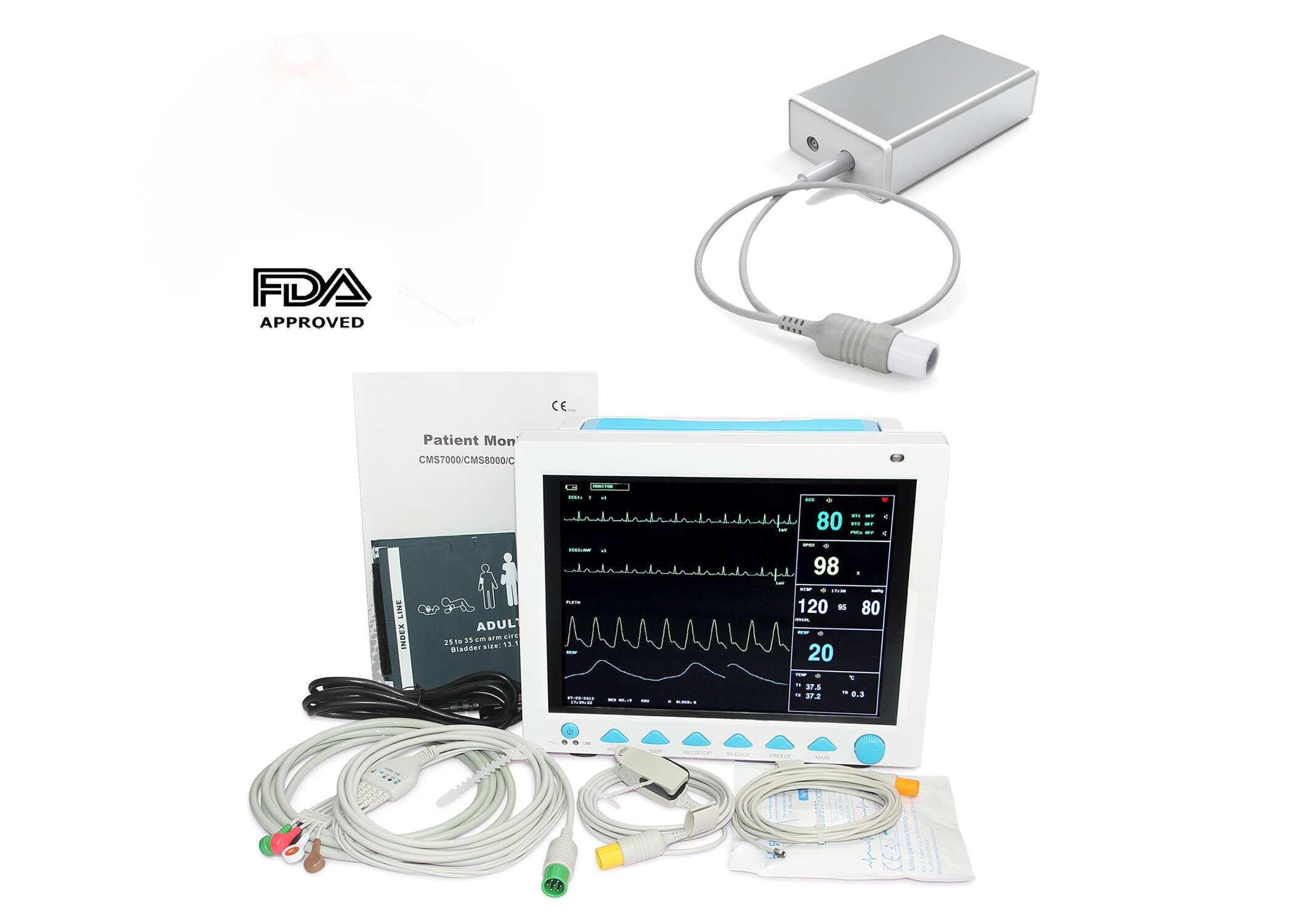 FINE LINE ETCO2 ICU PATIENT MONITOR - FINE LINE QUALITY PRODUCTS