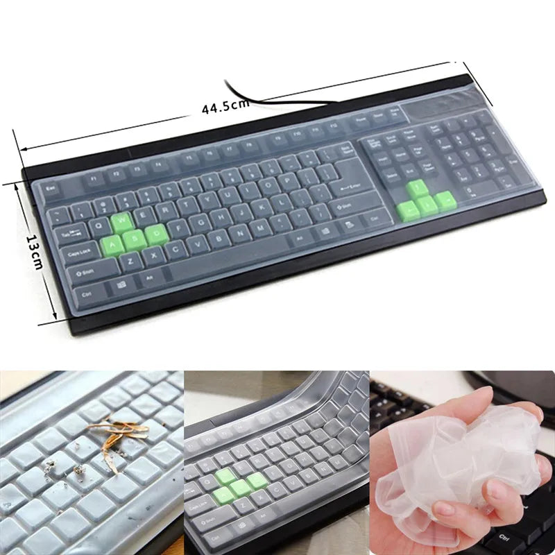 FINE LINE 1PC UNIVERSAL WATERPROOF DESKTOP COMPUTER KEYBOARD COVER - FINE LINE QUALITY PRODUCTS