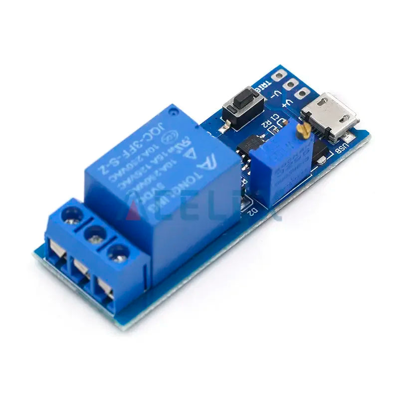 FINE LINE 5V-30V MICRO USB ADJUSTABLE POWER RELAY DELAY CONTROL TIMER SWITCH - FINE LINE QUALITY PRODUCTS