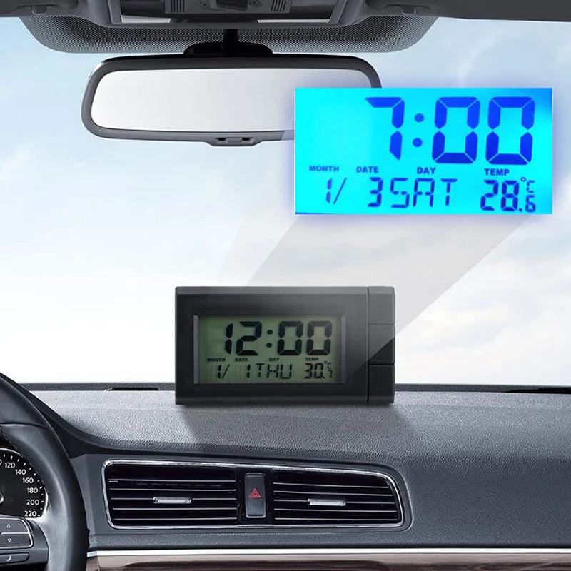 FINE LINE CAR THERMOMETER AND DIGITAL CLOCK - FINE LINE QUALITY PRODUCTS