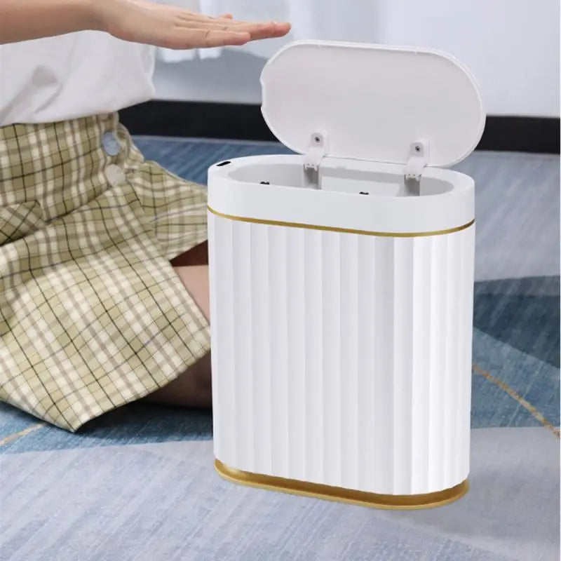 FINE LINE SMART SENSOR TRASH CAN FOR BATHROOM - FINE LINE QUALITY PRODUCTS