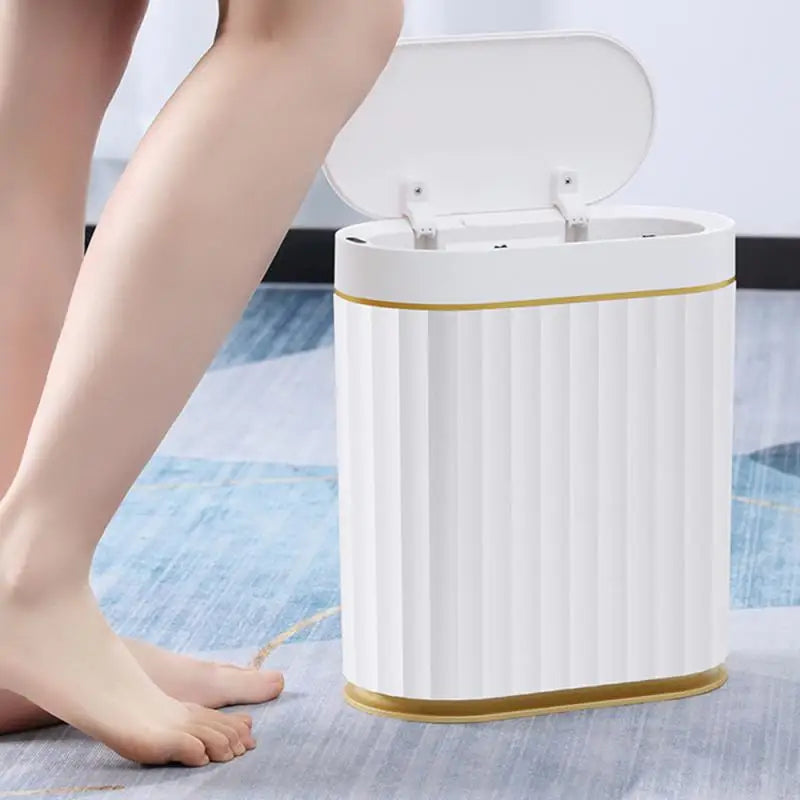 FINE LINE SMART SENSOR TRASH CAN FOR BATHROOM - FINE LINE QUALITY PRODUCTS