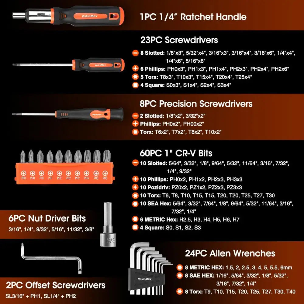 FINE LINE IN-TOUCH MAGNETIC SCREWDRIVER SET - FINE LINE QUALITY PRODUCTS