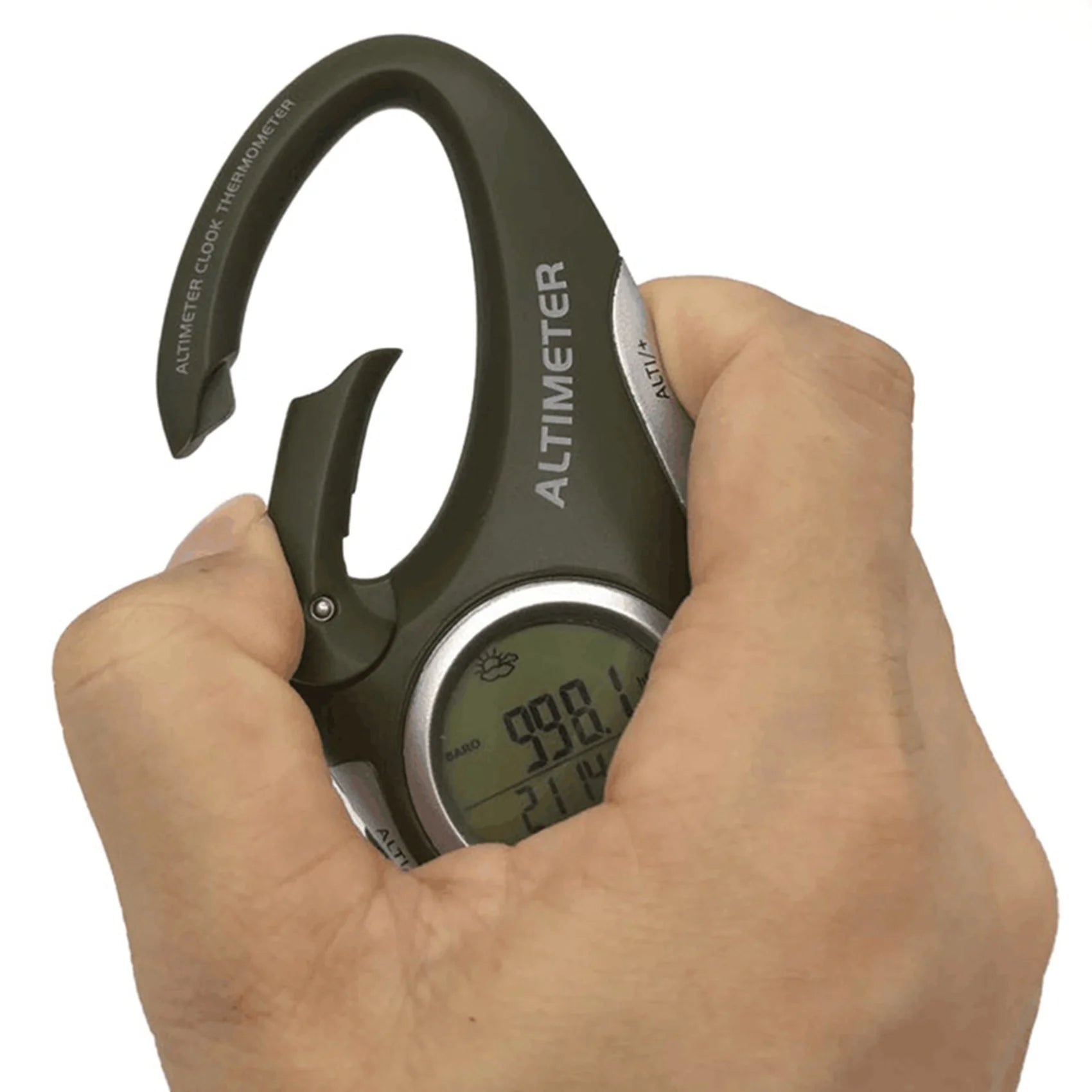 FINE LINE ELECTRONIC ALTIMETER CARABINER HANDHELD THERMOMETER - FINE LINE QUALITY PRODUCTS