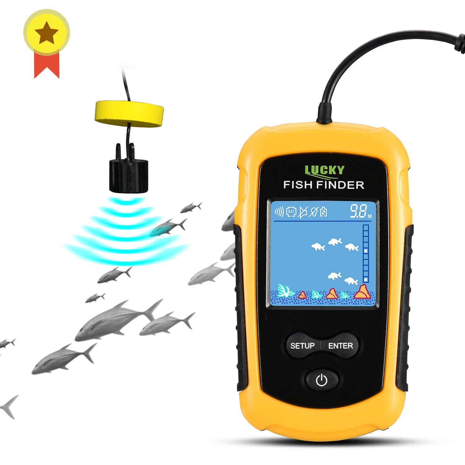 FINE LINE 100M PORTABLE SONAR FISH FINDER - FINE LINE QUALITY PRODUCTS