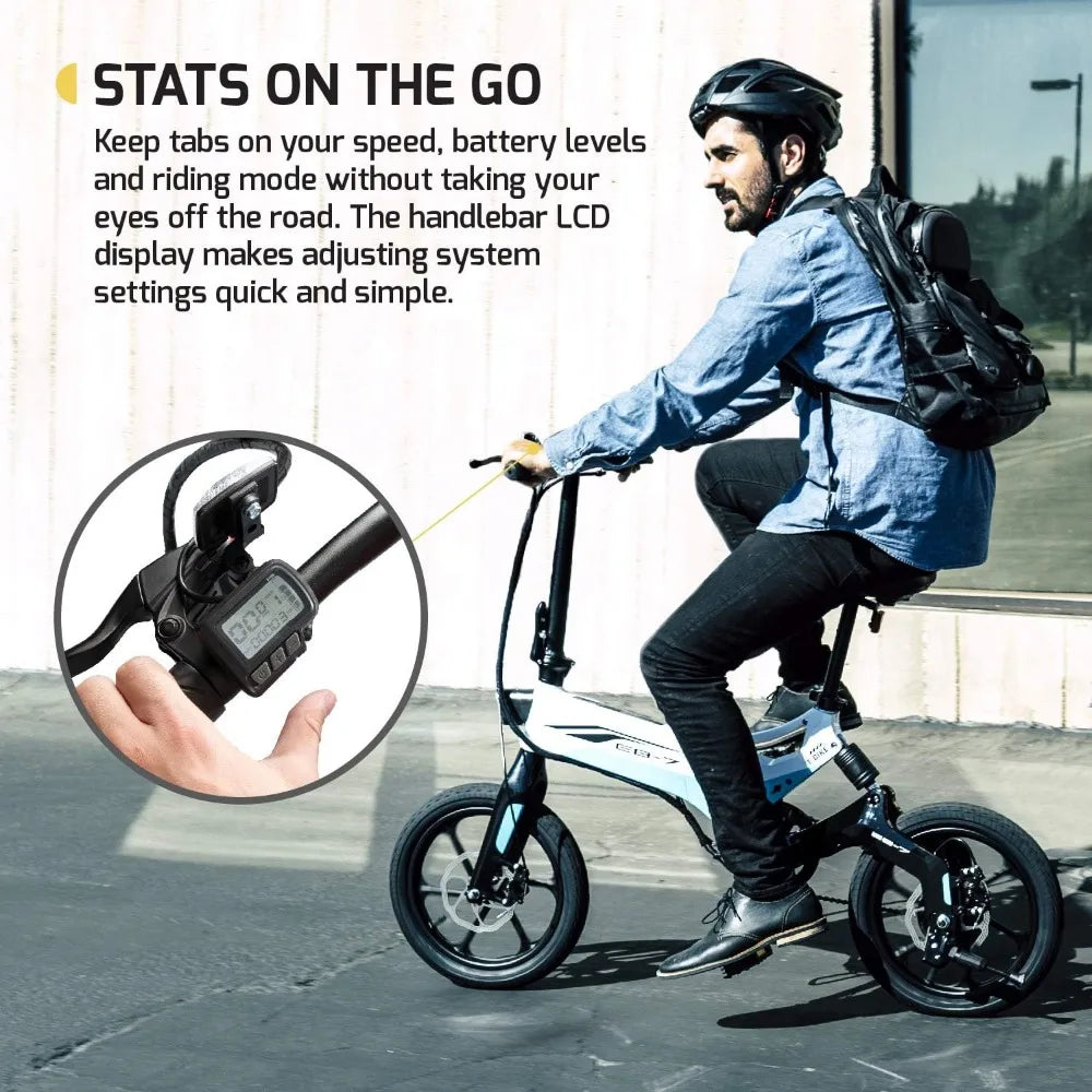 FINE LINE EB-7 ELITE FOLDING ELECTRIC BIKE WITH REMOVABLE BATTERY - FINE LINE QUALITY PRODUCTS