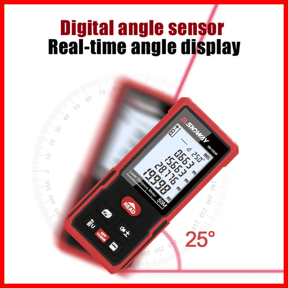 FINE LINE SNDWAY LASER DISTANCE MEASURING METER - FINE LINE QUALITY PRODUCTS