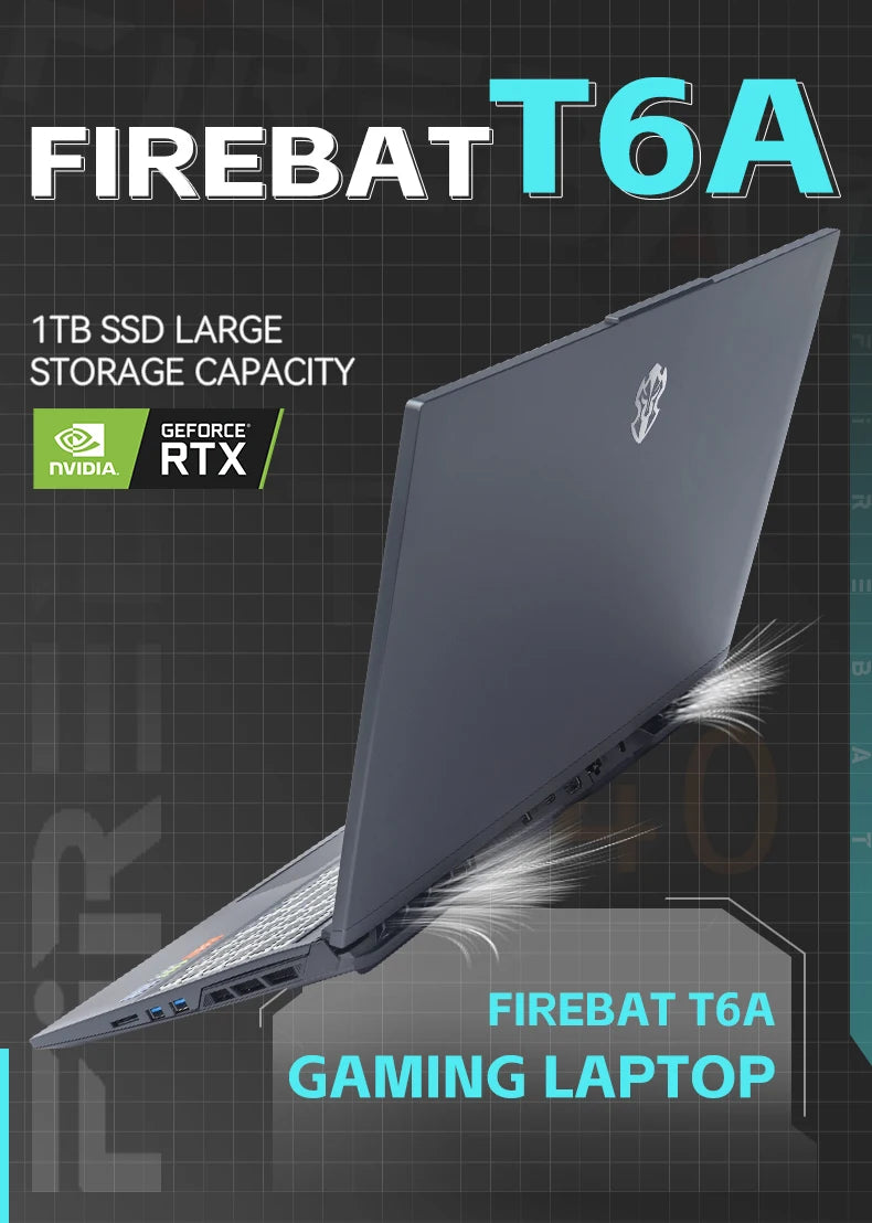 FINE LINE TECH-T6A 16 Inch INTEL i7  GAMING LAPTOP - FINE LINE QUALITY PRODUCTS