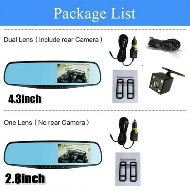 FINE LINE HI-SPEED HD AUTOMOBILE VIDEO MIRROR - FINE LINE QUALITY PRODUCTS