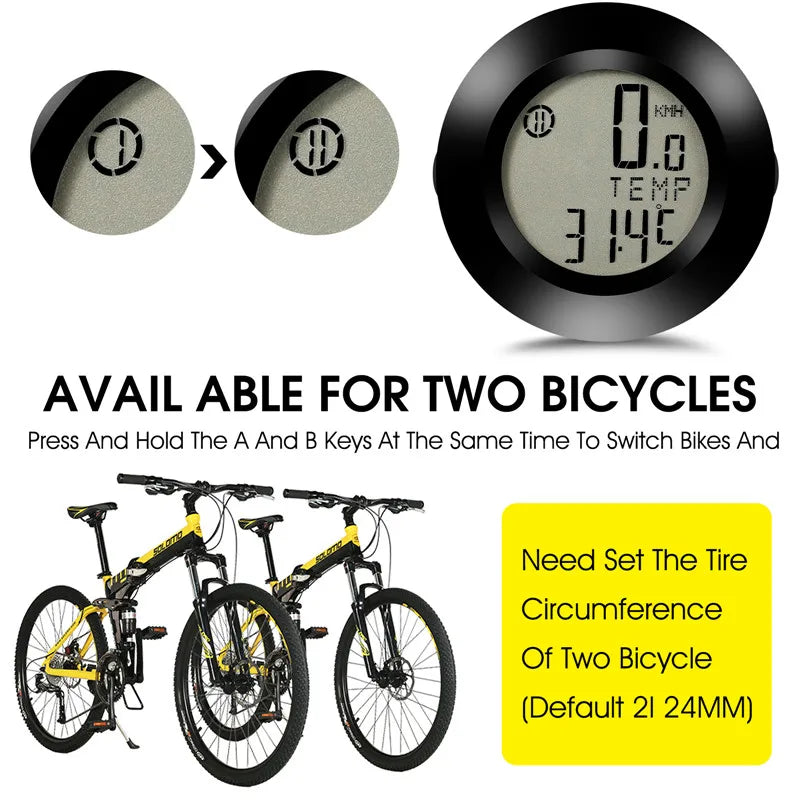 FINE LINE WIRELESS BICYCLE MTB SPEEDOMETER - FINE LINE QUALITY PRODUCTS