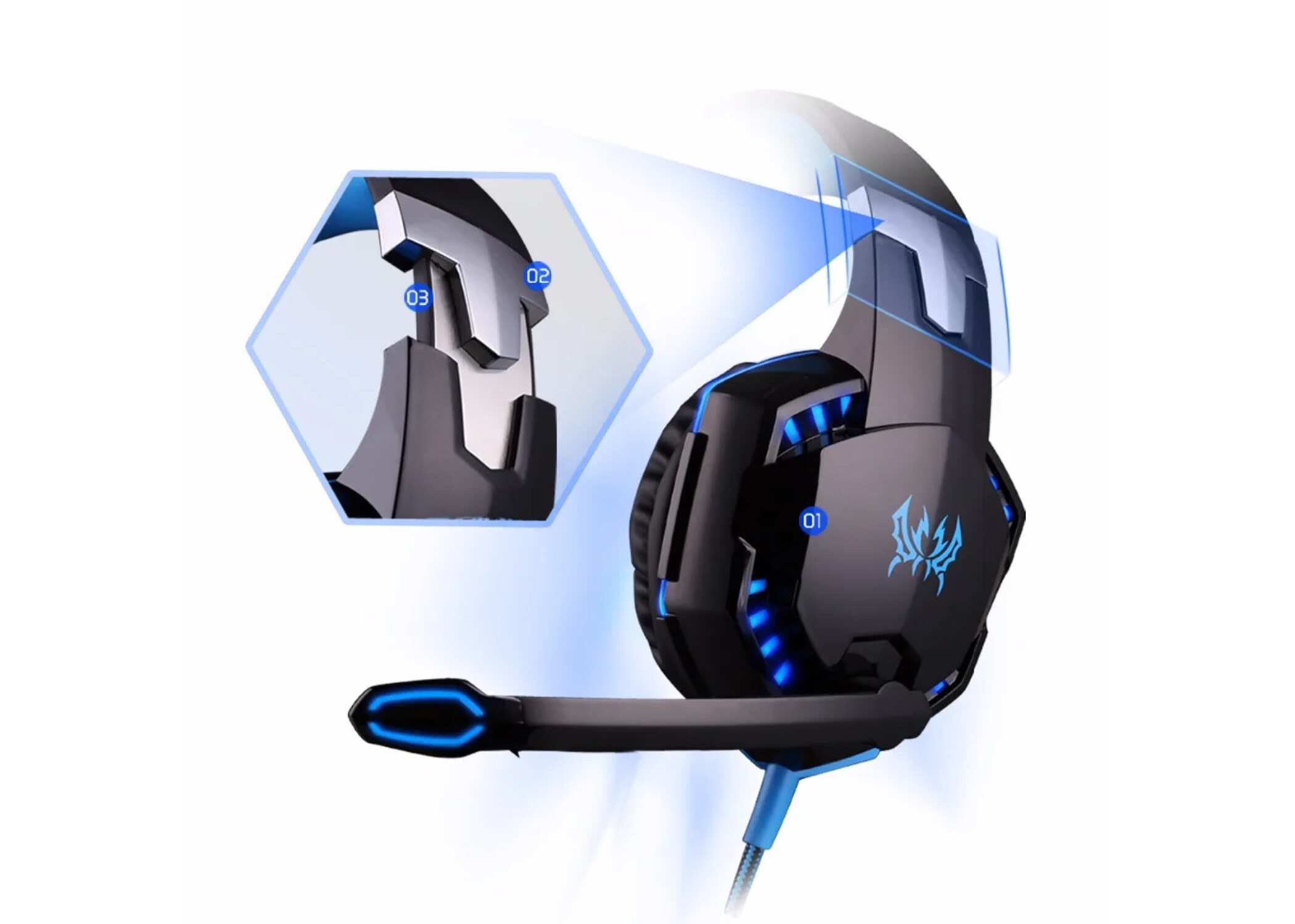 FINE LINE SUPER BASS PC GAMING HEADPHONES - FINE LINE QUALITY PRODUCTS