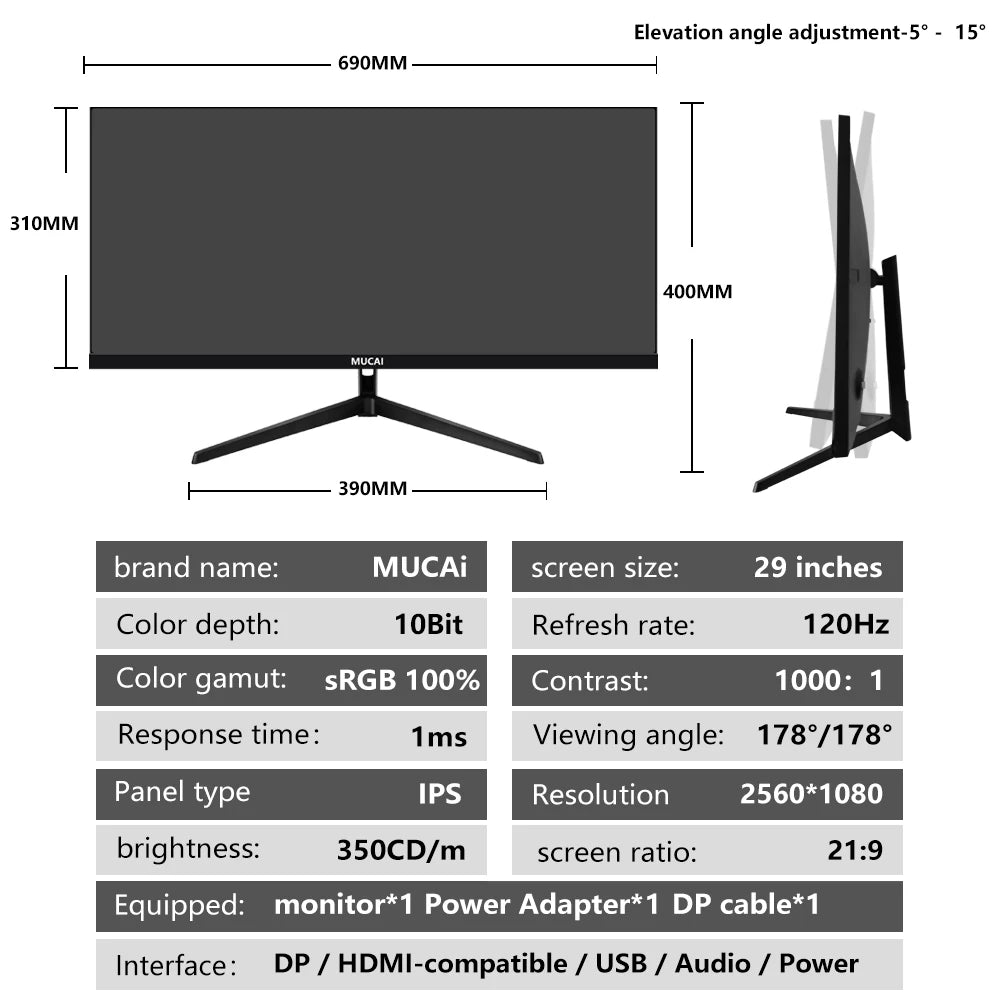 FINE LINE 29 INCH HD QUASI-1 GAMING MONITOR FOR ALL GAMING CONSOLES AND PC'S - FINE LINE QUALITY PRODUCTS