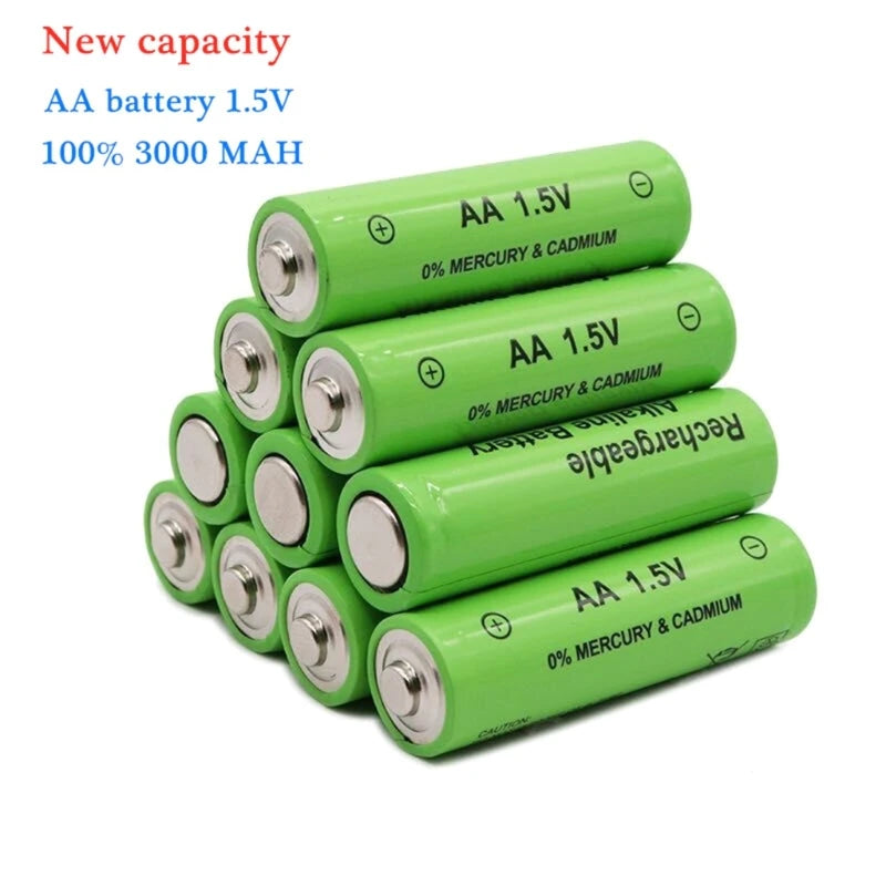 FINE LINE 4PC RECHARGEABLE 1.5V ALKALINE BATTERIES - FINE LINE QUALITY PRODUCTS