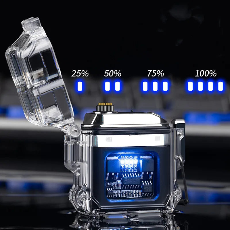 FINE LINE TRANSPARENT SHELL WATERPROOF ELECTRONIC LIGHTER - FINE LINE QUALITY PRODUCTS