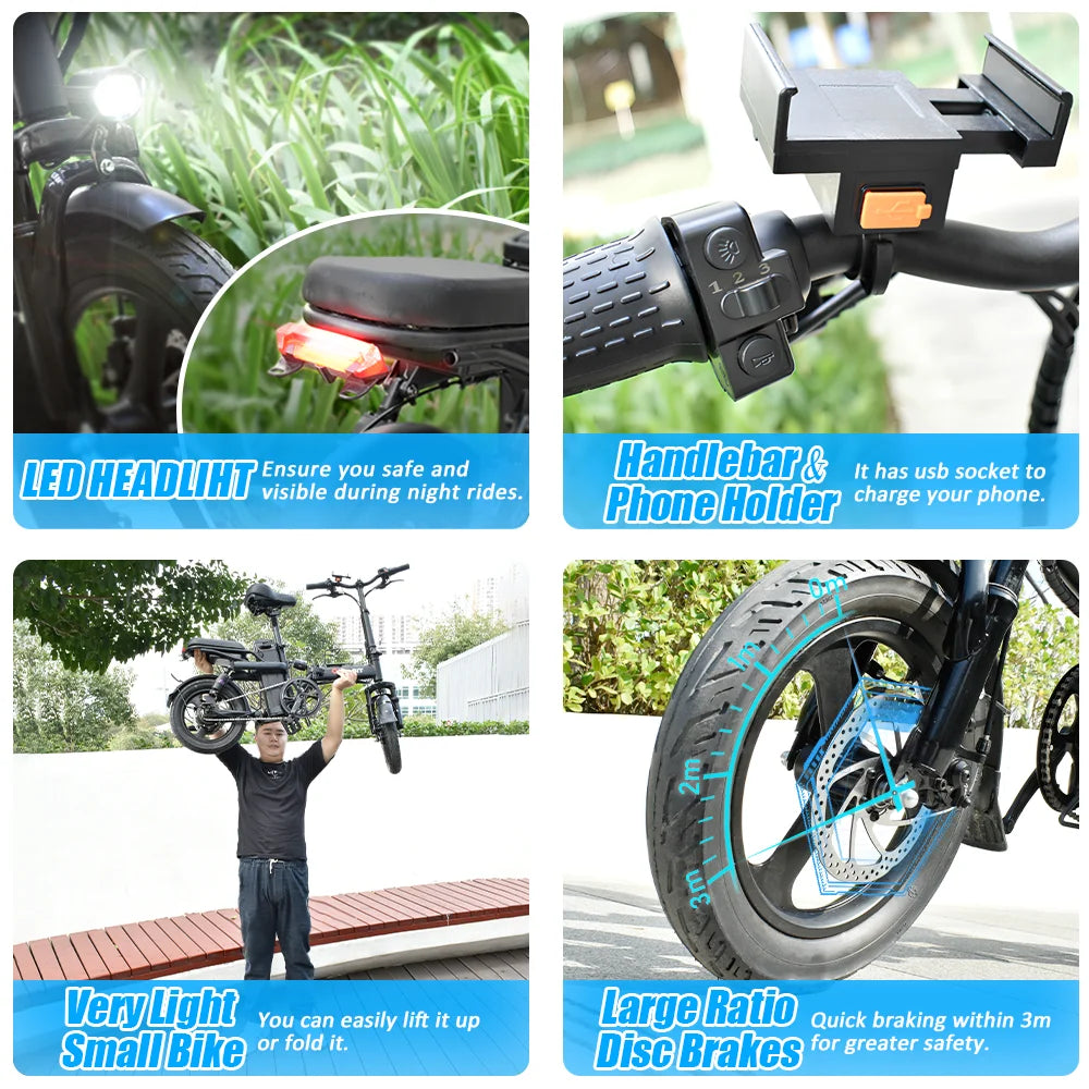 FINE LINE MULTI-SHOCK-ABSORBING URBAN ELECTRIC BIKE - FINE LINE QUALITY PRODUCTS