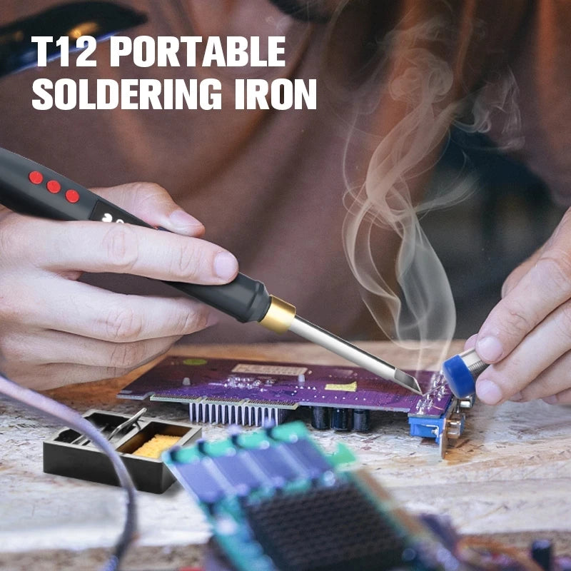 FINE LINE 72W DIGITAL ADJUSTABLE PORTABLE SOLDERING IRON REPAIR KIT - FINE LINE QUALITY PRODUCTS