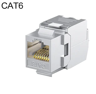 FINE LINE RJ45 CAT8 Cat7 CAT6A TOOL-LESS STP SHIELDED KEYSTONE JACK MODULE SELF-LOCKING CAT6 CAT5E - FINE LINE QUALITY PRODUCTS