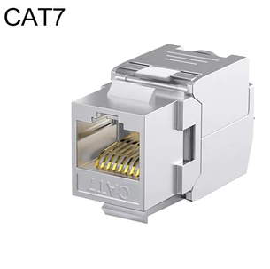 FINE LINE RJ45 CAT8 Cat7 CAT6A TOOL-LESS STP SHIELDED KEYSTONE JACK MODULE SELF-LOCKING CAT6 CAT5E - FINE LINE QUALITY PRODUCTS